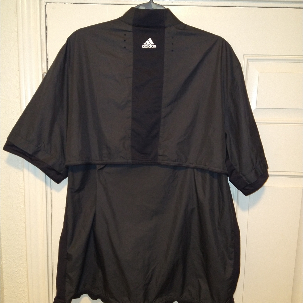 Adidas Golf ClimaProof 1/4 Zip Short Sleeve Pullover Jacket Men's Large - Picture 2 of 7
